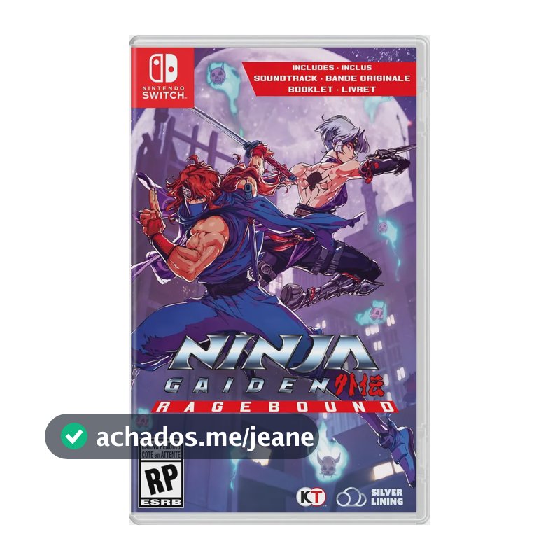 Ninja Gaiden Ragebound Switch Midia Fisica