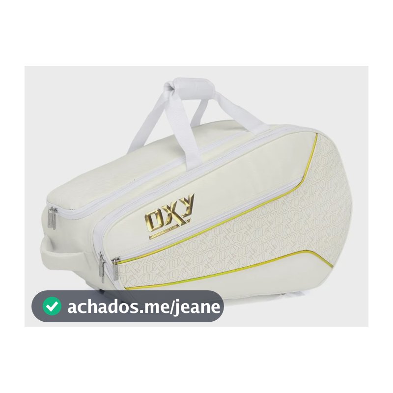 Raqueteira Oxy Beach Tennis Branco Off Branco