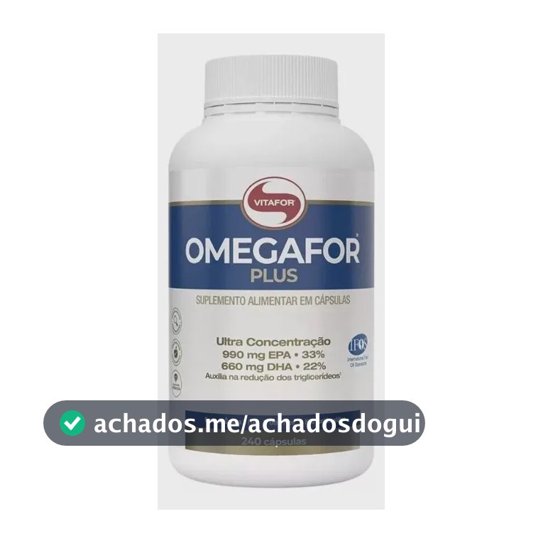 Omega 3 Omegafor Plus 240caps Concentrado Vitafor