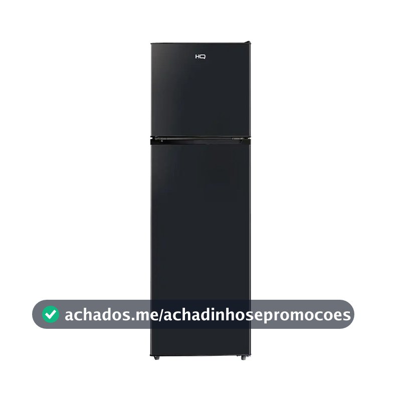 Geladeira com freezer HQ HQ-290RDF con capacidad de 290L preto