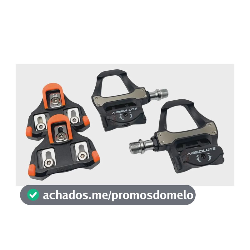Pedal Clip Absolute Wild R Bike Speed Road Estrada Com Tacos Preto