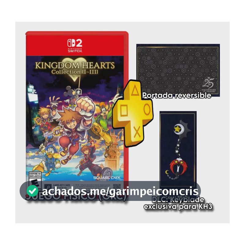 Kingdom Hearts Collection 1-3 Switch 2 All In One Package