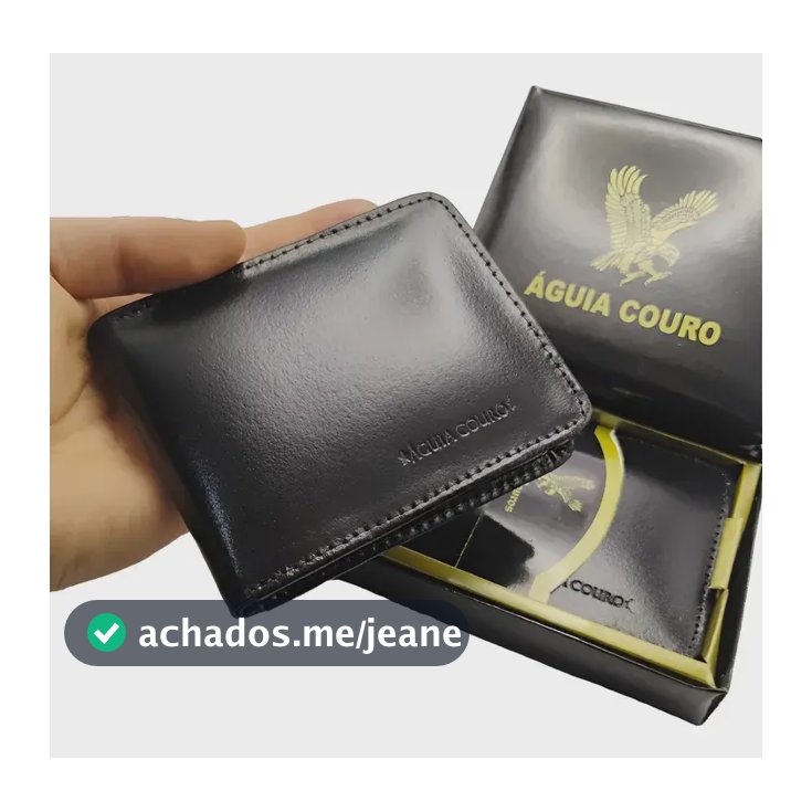 Carteira Masculina 100% Couro Legítimo Porta Cartões Documentos Moedas com Zíper + Caixa Presente
