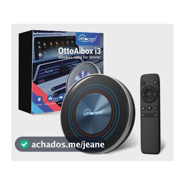 Ottocast I3 Bmw Ai Box Android Carplay Sem Fio Netflix Video