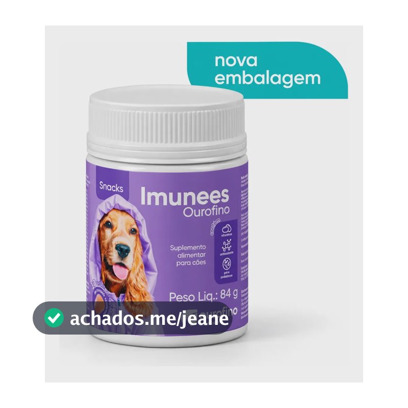 Imunees Ourofino 30 Tabletes Suplemento Imunidade Cães