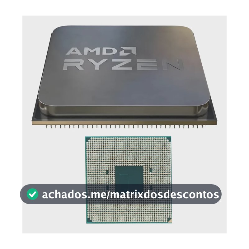 Processador Amd Ryzen 5 5500 Am4 3.6ghz 6c 12t Cache 19mb