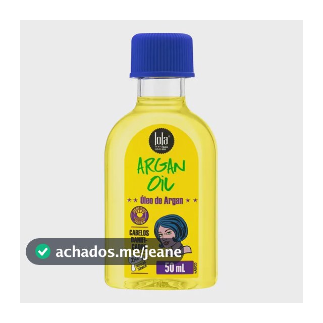 Óleo Reconstrutor Capilar Lola Argan Oil 50ml