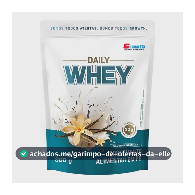 Daily Whey Protein 800g Growth Supplements Baunilha
