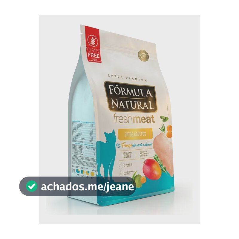Ração Fórmula Natural Fresh Meat Gato Adulto Frango 10,1kg