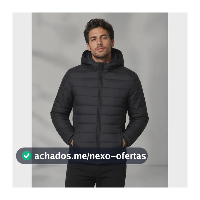 Jaqueta Puffer Bobojaco De Frio Blusa Impermeável Inverno