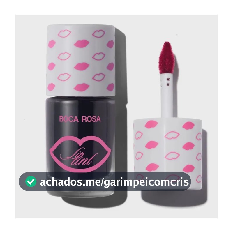 Lip Tint Boca Rosa Batom Blush 10ml Vermelho Paixão