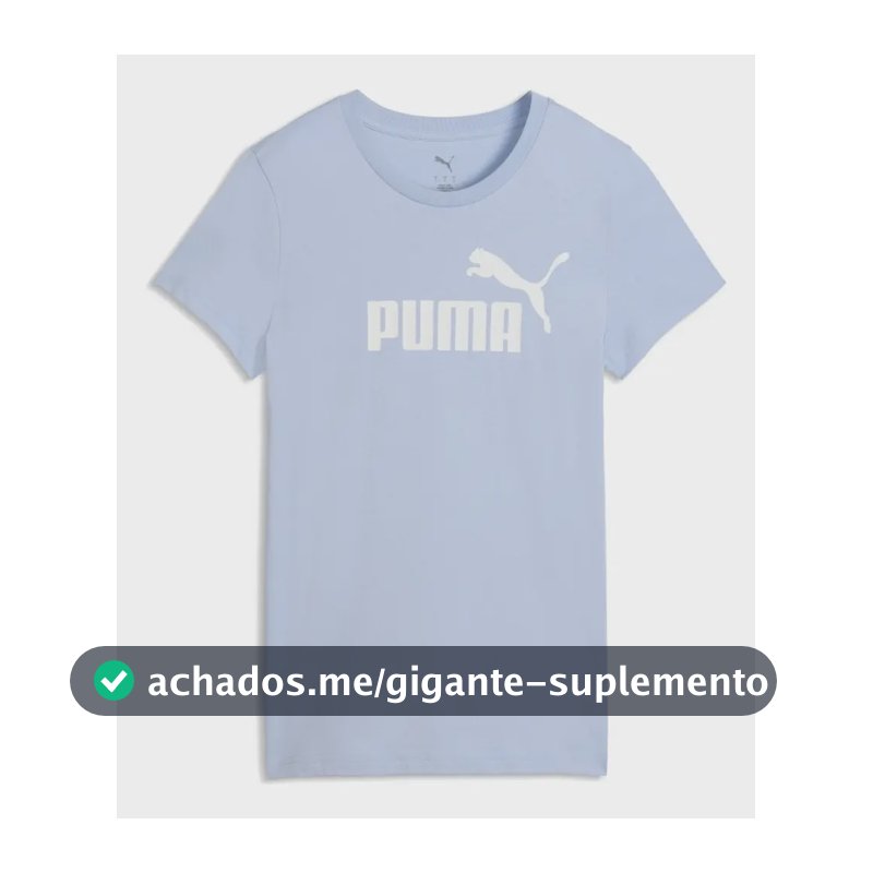 Camiseta Feminina Ess No. 1 Logo Slim Tank Puma Snow Mountain Blue N/a G Liso