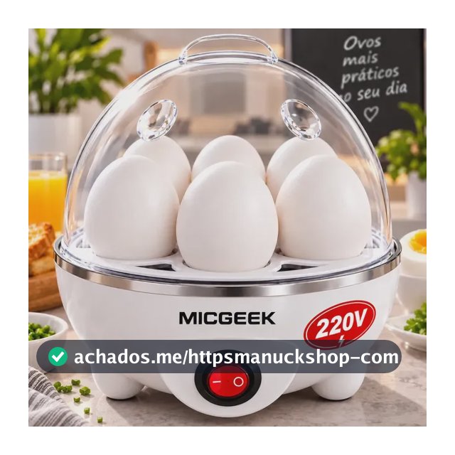 Cozedor De Ovos Automático Panela A Vapor Elétrica Legumes Elétrica Portátil Prático Rápido 7 Ovos Em 5min Micgeek