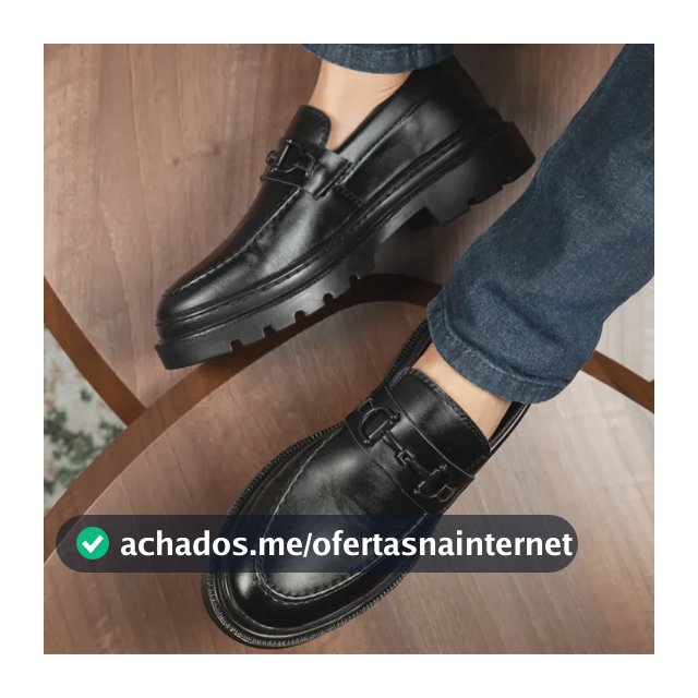 Sapato Social Masculino Mocassim Adulto Tratorado Moderno