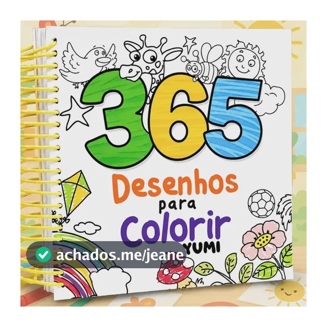 Livro Interativo Infantil : 365 Desenhos Para Colorir | Caderno Com Espiral Para Pintar - Para Meninos E Meninas