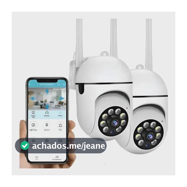 Câmera De Segurança Wi-fi 1080p Ptz Com Visão Noturna