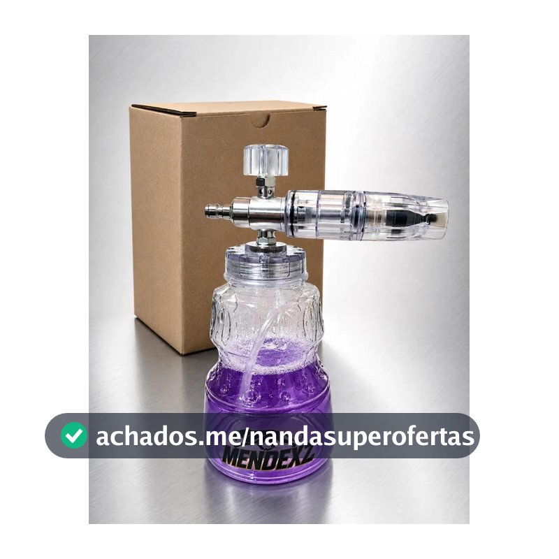 Canhão Espuma Snow Foam 360 Profissional 1 Litro Para Máquina Lavadora Alta Pressão Com Engate Rápido - 1600psi - Mendexz