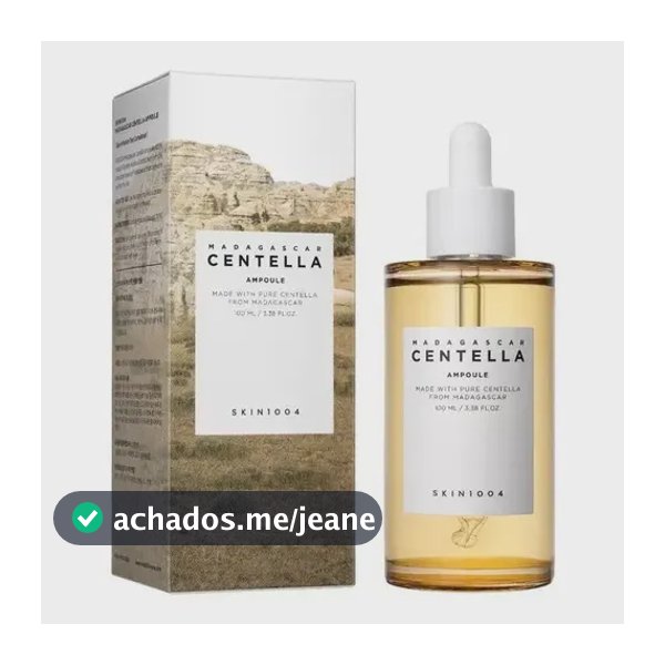 Skin1004 Madagascar Centella Ampoule (âmbar) 100 Ml Sensível Dia/noite