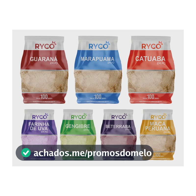 Kit Maca Peruana, Beterraba, Uva, Guaraná E Outros (7x100g) Neutro