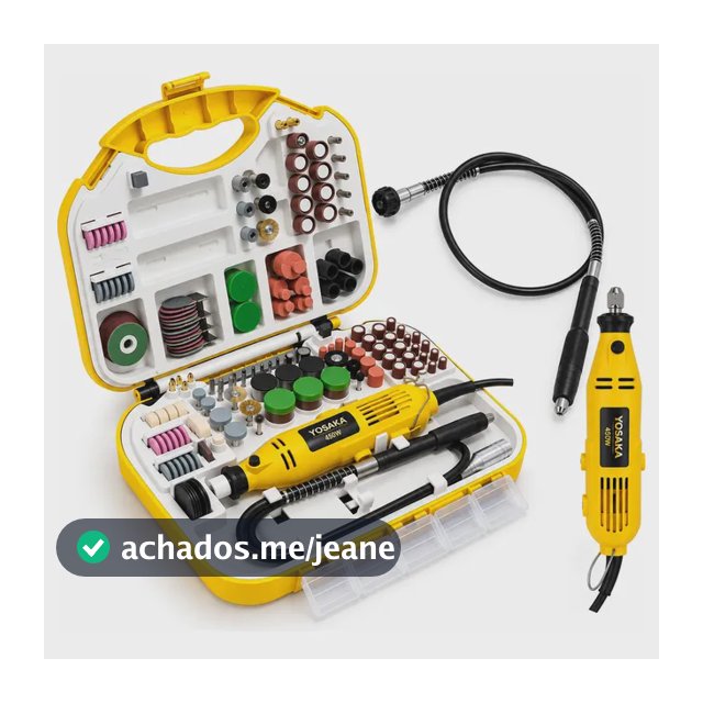 Mini Retifica Profissional 450w 212 Peças Multiuso + Potente