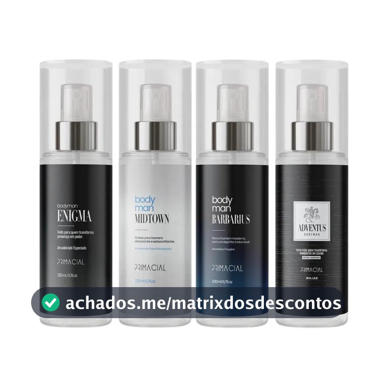 Body Splash Masculino Enigma,midtown,barbarius, Adventus