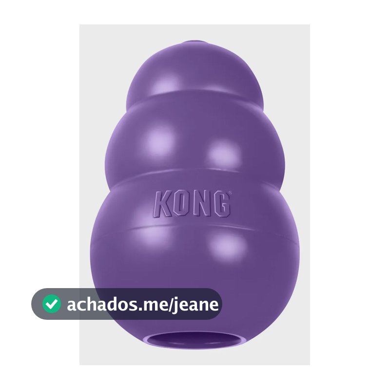 Brinquedo Recheável Kong Classic Senior Idosos Mordedor Tamanho M