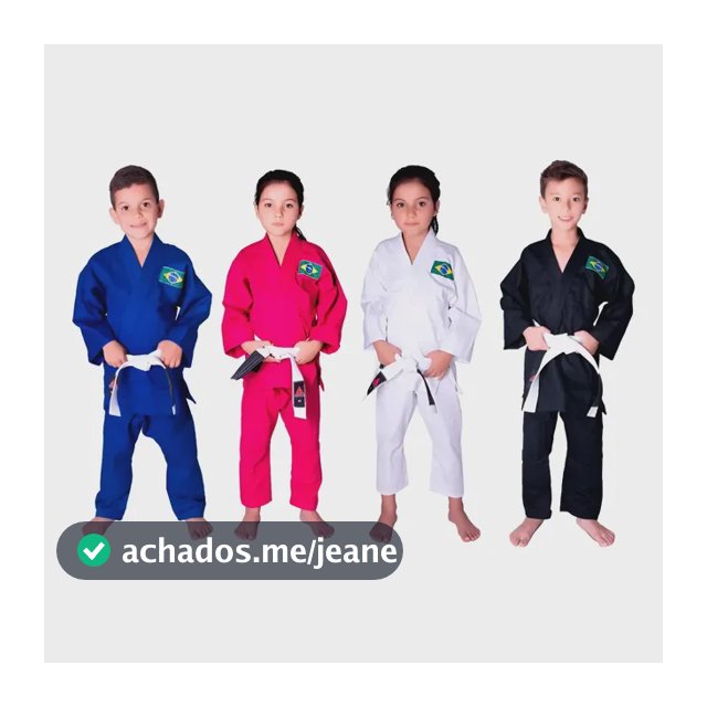 Kimono Infantil Jiu Jitsu Judo Reforçado + Faixa Gratis!!!