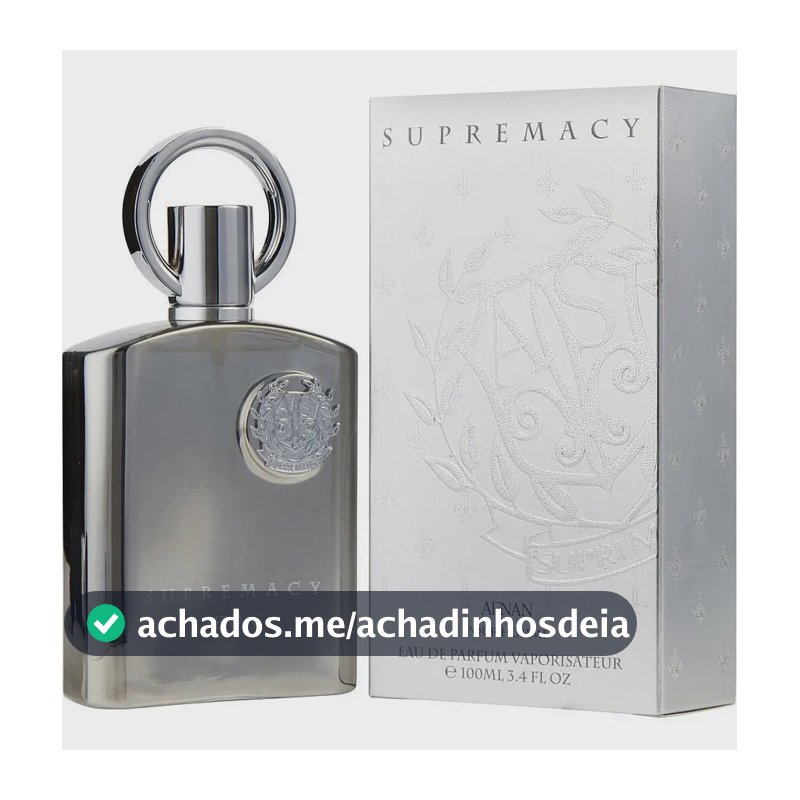 Afnan Supremacy Silver Masculino Deo Cologne