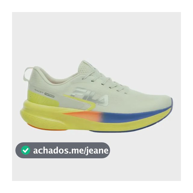 Tênis Maculino Fila Racer Fastpace Corrida Conforto Verde 43 Br