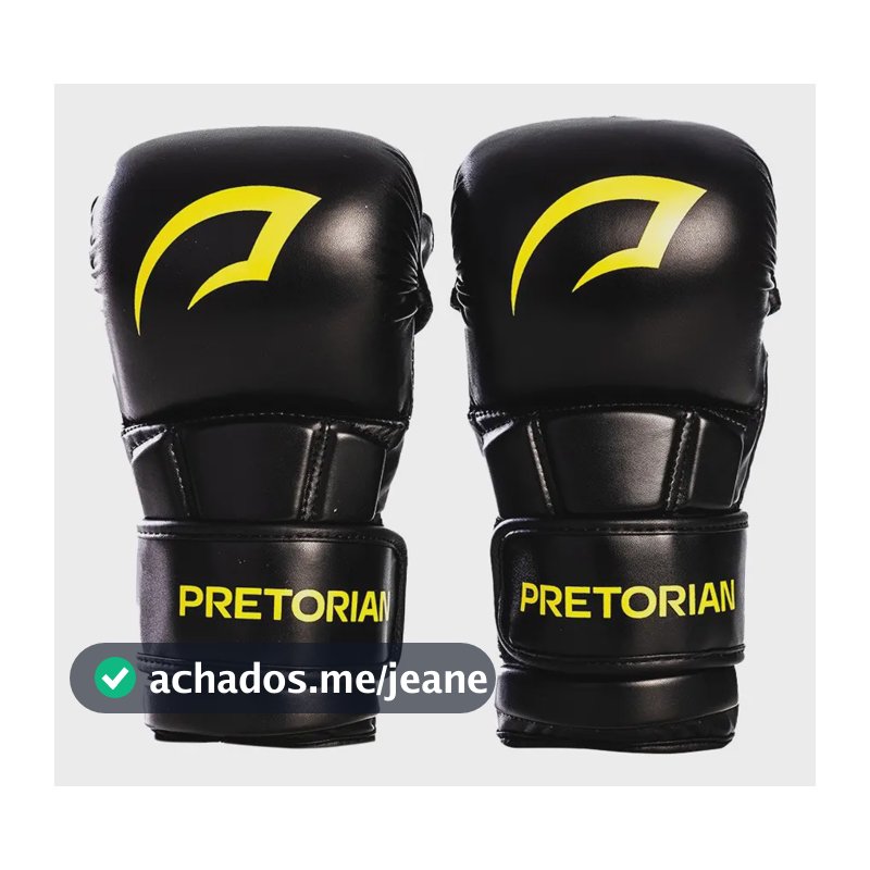 Luva Mma Sparring Treinamento Bate Saco Hybrid Pretorian Tamanho G