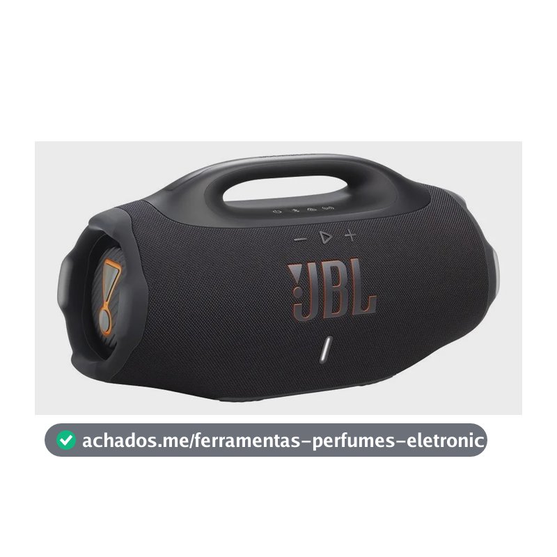 Caixa De Som Bluetooth Jbl Boombox 4 210w Preta, Ip68 Preto