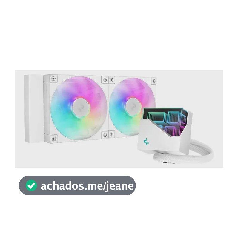 Water Cooler 240mm Deepcool Lt240 Branco