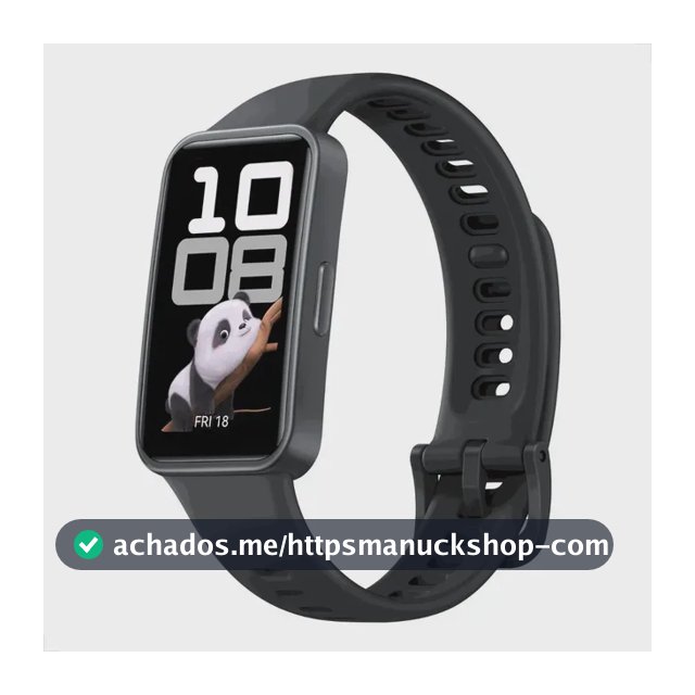 Smartwatch HUAWEI Band 10 Caixa de Polímeros Duráveis Análise do Sono em Nível Profissional Assistente de Bem-estar Emocional Relógio Smartwatch Compatível com Android e iOS Preto
