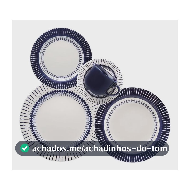 Aparelho de Jantar e Chá 30 peças Donna Colb