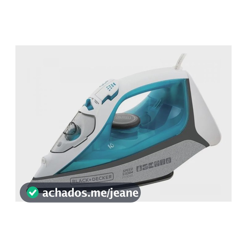 Ferro de passar Black+Decker Fx3060 Azul/Branco