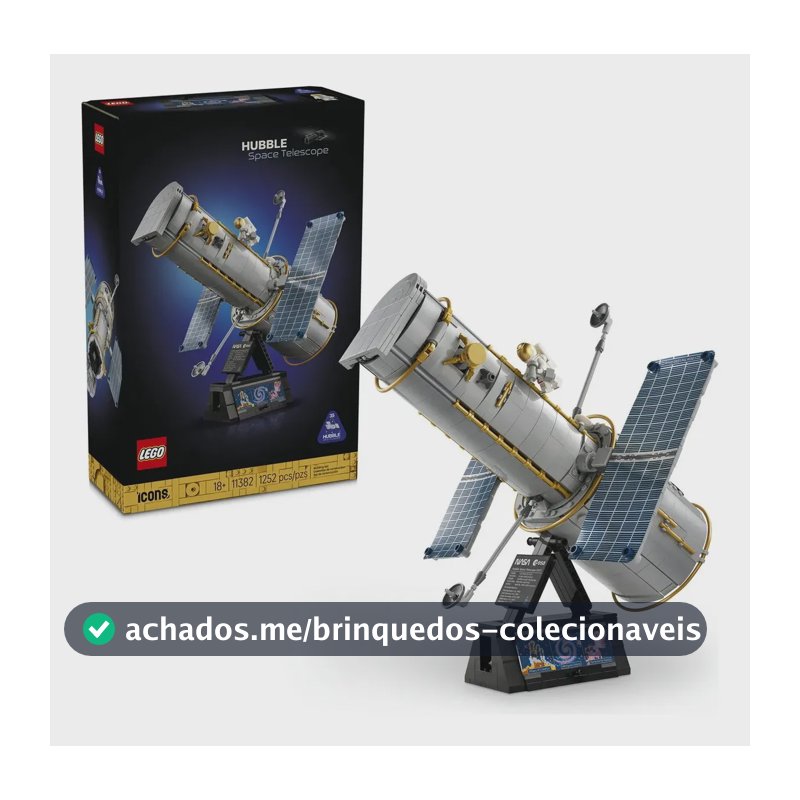 Telescópio Espacial LEGO® Icons Hubble 11382