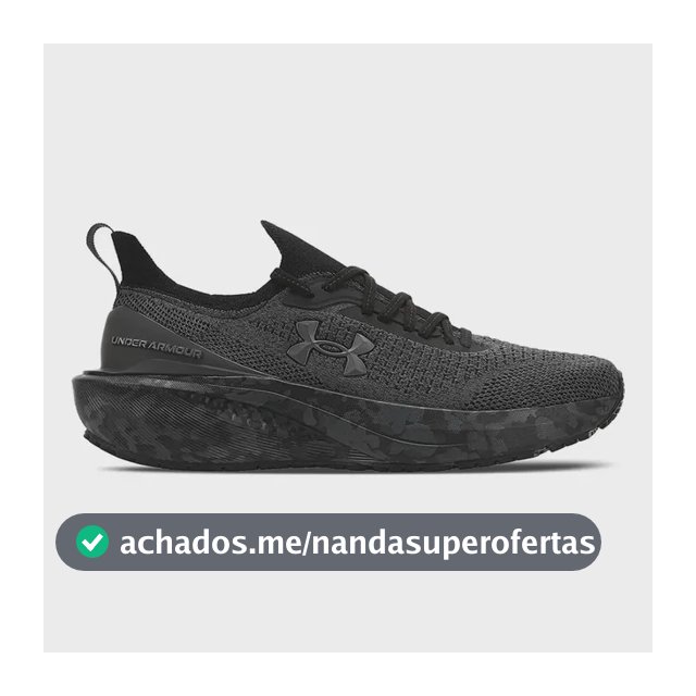 Tênis De Corrida Masculino Feminino Quicker 2 Under Armour Grafite 38 Br