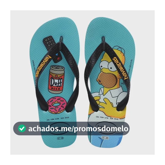 Lançamento Chinelo Havaianas Simpsons Original