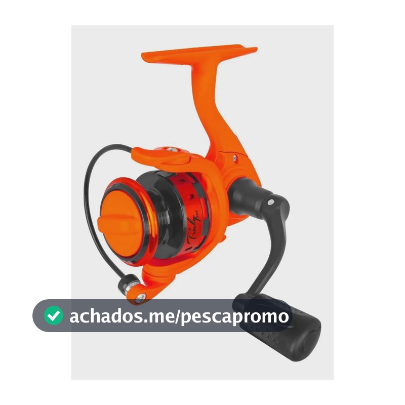 Molinete Saint TR500 6 Rolamentos Ultra Light Laranja