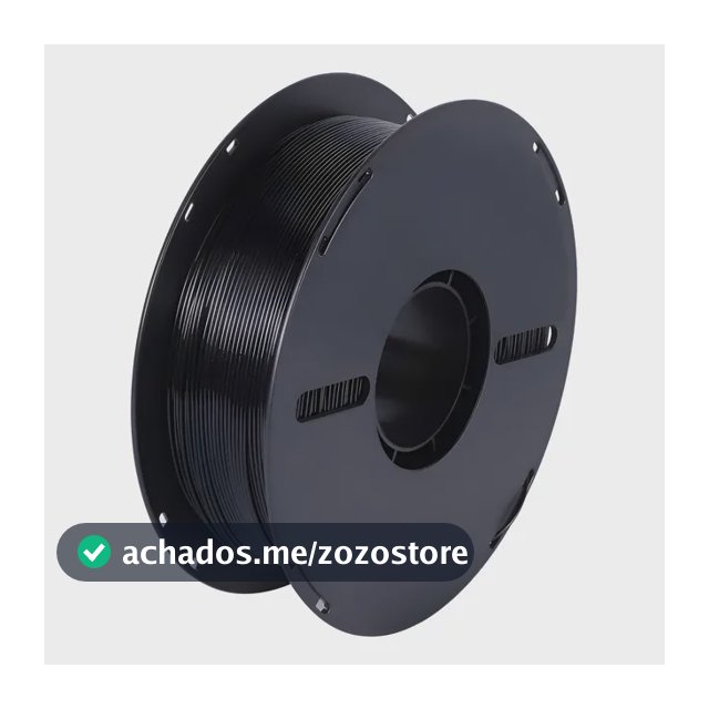 Filamento Petg Fusionx Varias Cores High Speed 1kg Preto