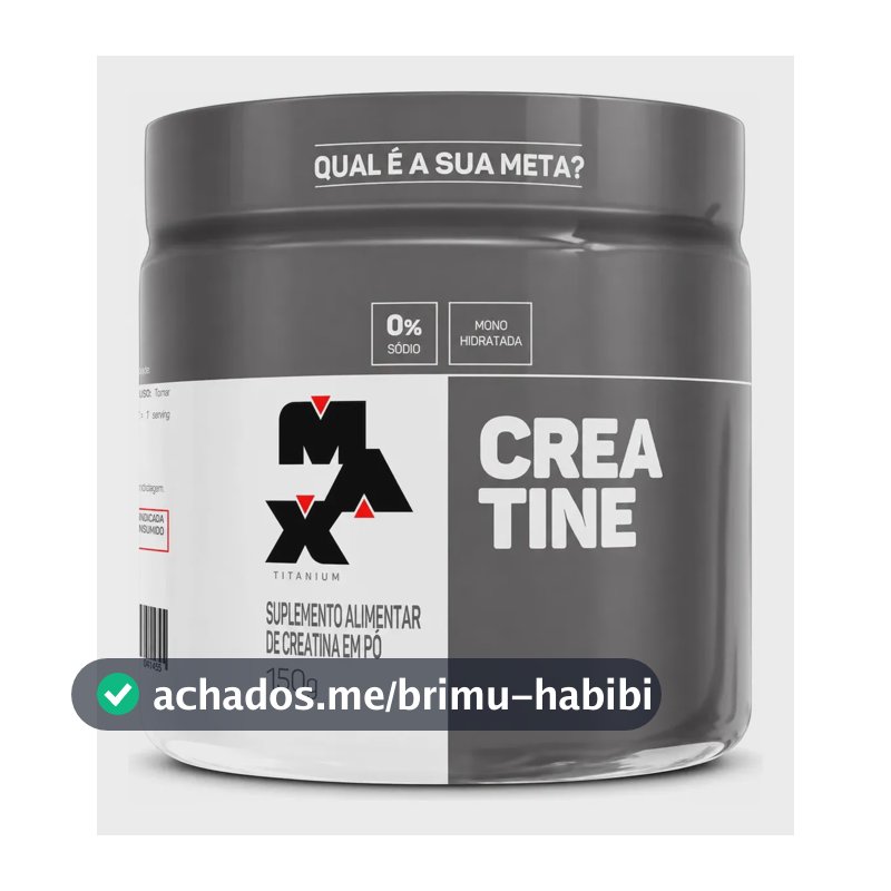 Suplemento Em Pó Max Titanium Creatina 150g
