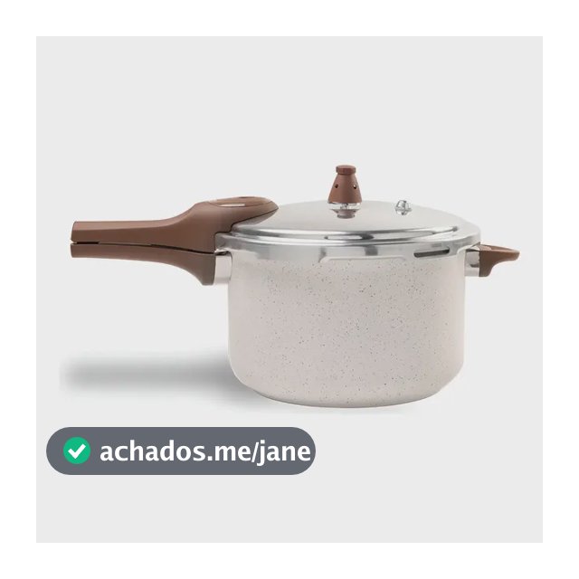 Panela Pressao Brinox Ceramic Pressure Indução 6,8l Vanilla