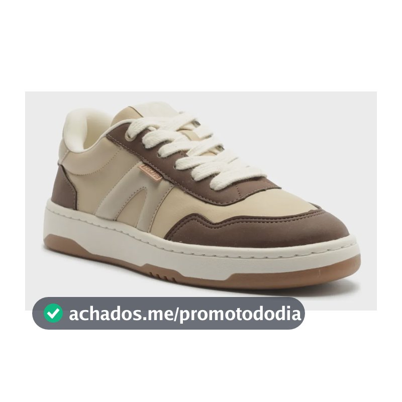 Tênis Feminino Confortável Casual Anacapri Multineutro Liso 37