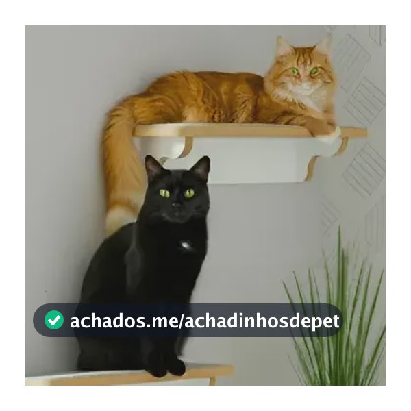 Prateleiras Para Gato Em Mdf 15mm Laminado Reforçado 4 Peças
