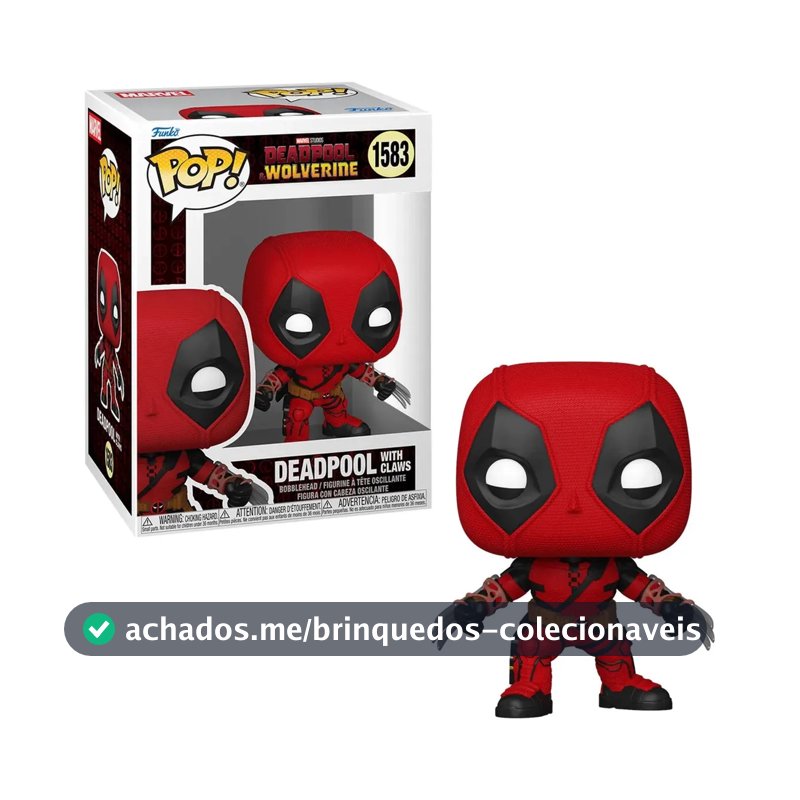 Funko Pop Deadpool With Claws 1583 Deadpool & Wolverine