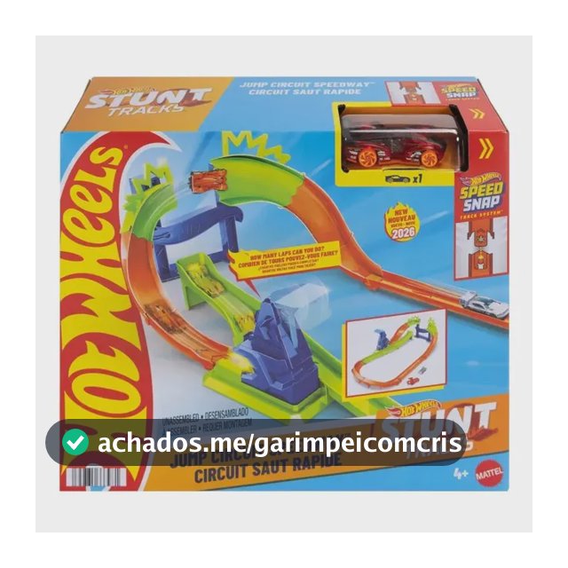 Hot Wheels Action Pista de Corrida com Looping +4 anos Desafio de campeonato Plastico