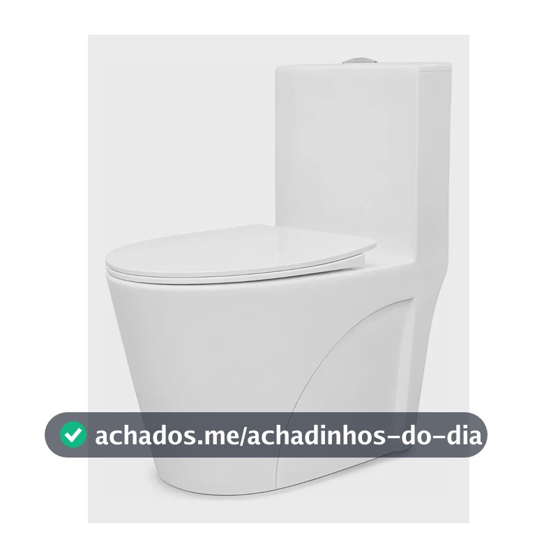 Vaso Sanitário Monobloco Completo Barcelona Branco Caixa Acoplada Assento Soft Close Saída Vertical Duplo Acionamento Dual Flush 3/6L Bacia Cerâmica Premium Fácil Limpeza Design Moderno Stillus Home