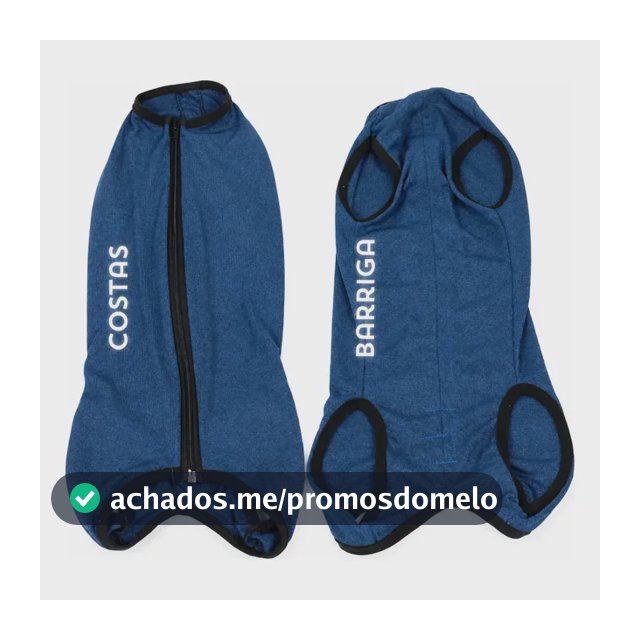 Roupa Protetora Pós Cirúrgica Pet Macho Femea Tam. 00 Ao 10