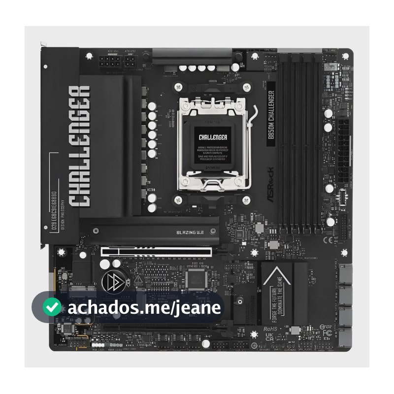 Placa-mãe Asrock B850m Challenger Am5 Micro Atx Ddr5