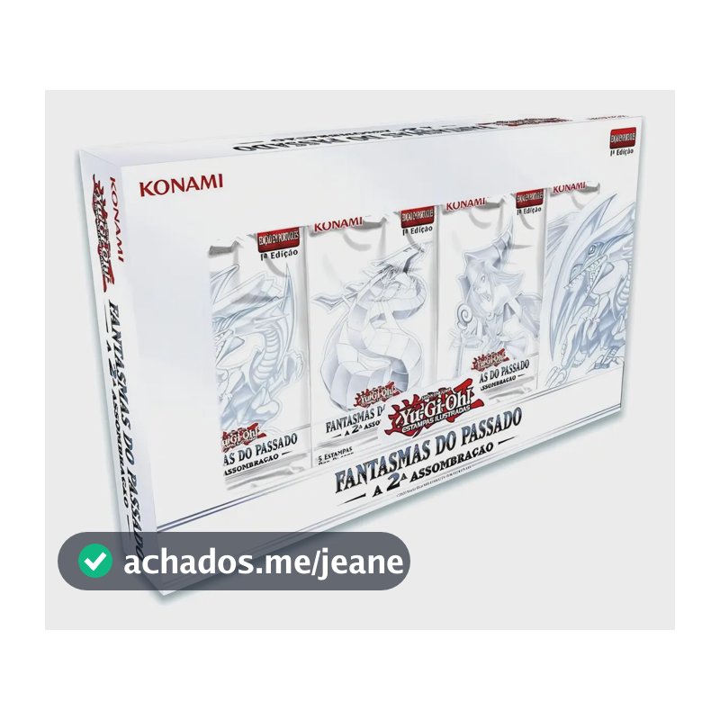 Box Yu-gi-oh Fantasmas Do Passado: A Segunda Assombração